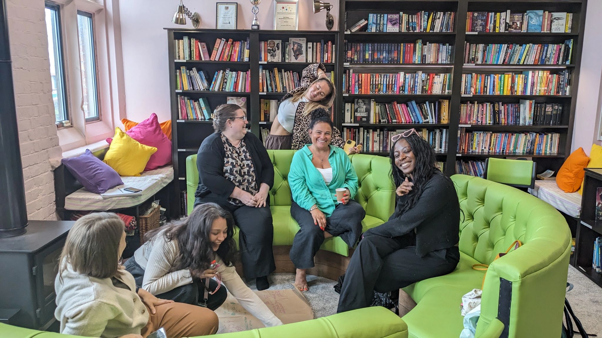Group using West End Women and Girls Women's Library
